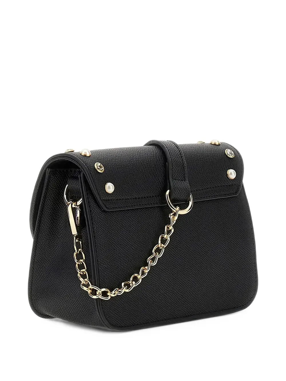 Guess kids embellished logo-plaque shoulder bag Zwart