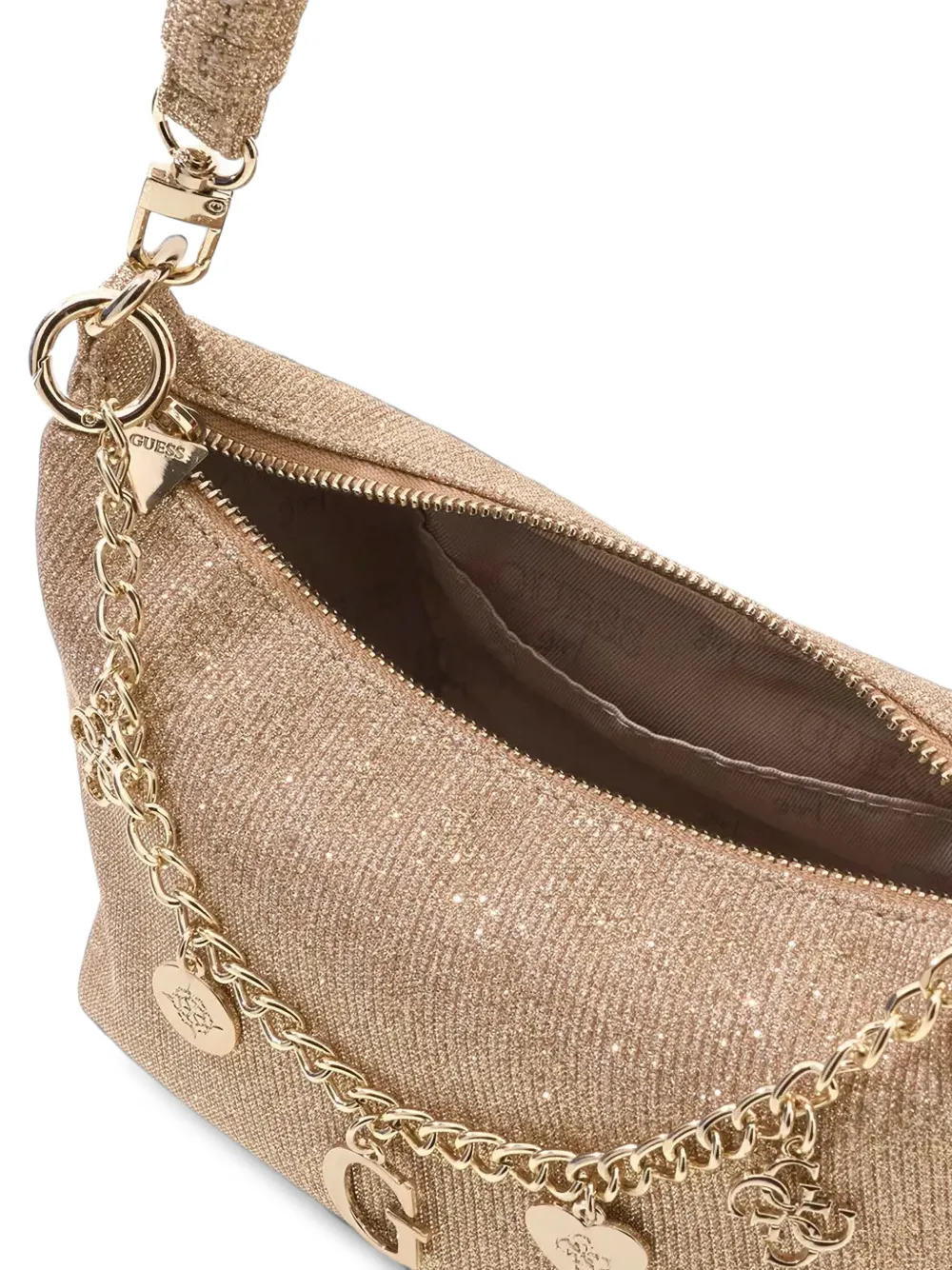 guess kids charm-embellished mini bag Goud