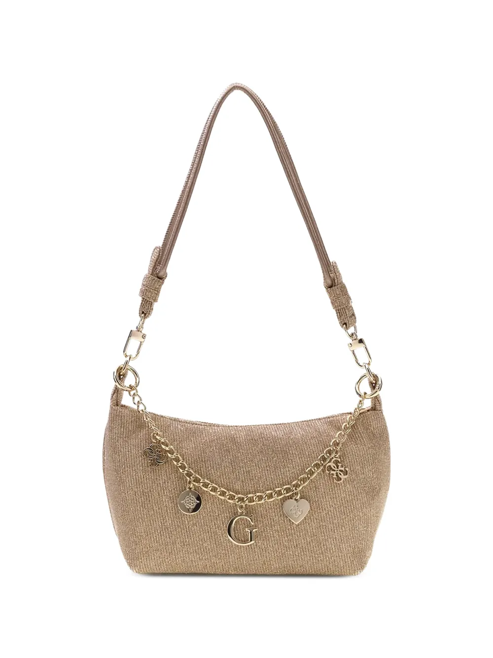 guess kids charm-embellished mini bag - Oro