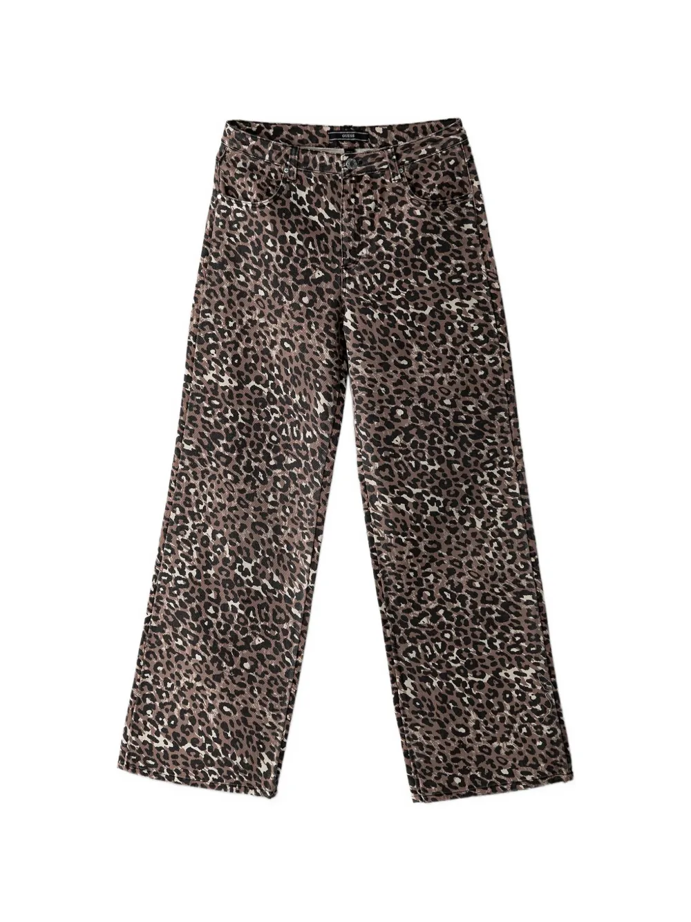 Guess kids leopard-print jeans Bruin