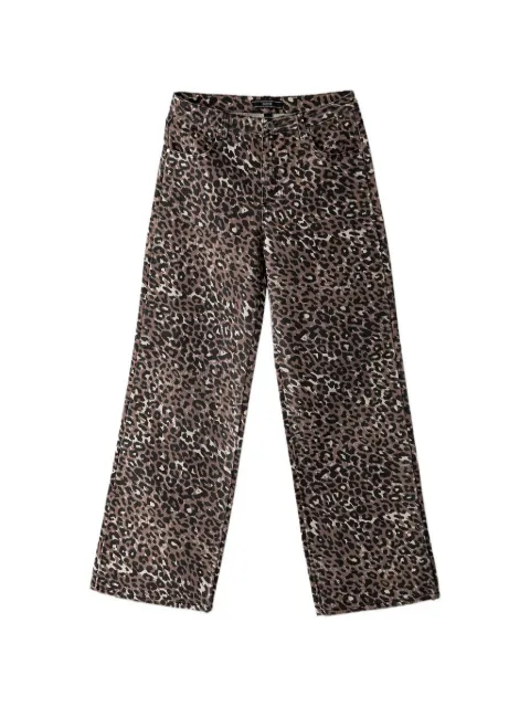 guess kids leopard-print jeans