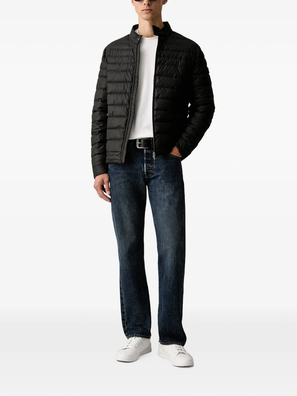 GUESS USA Gewatteerd jack Zwart