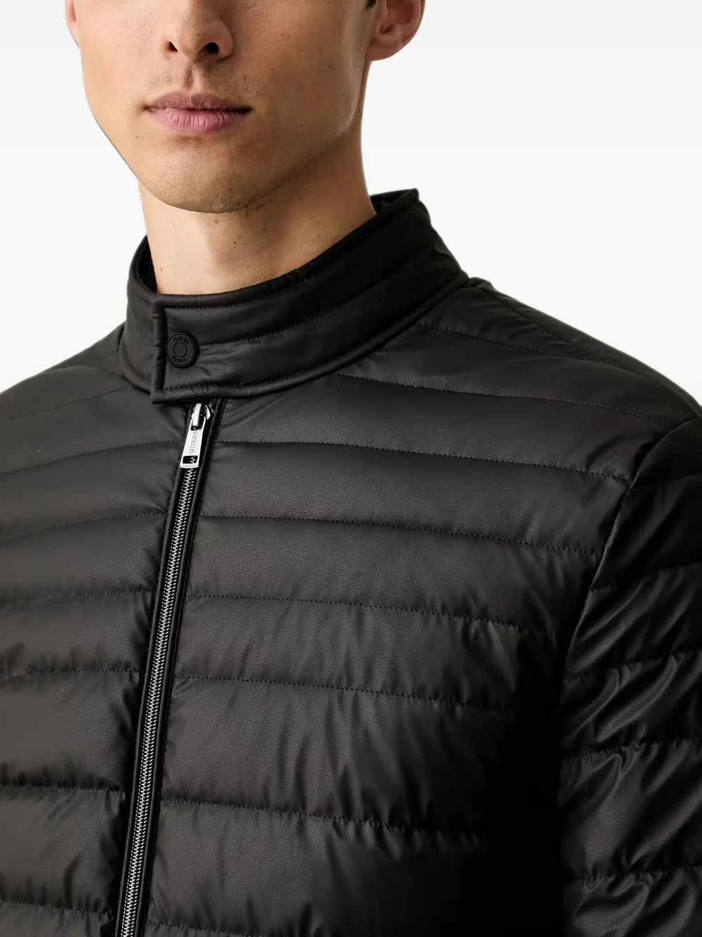 GUESS USA Gewatteerd jack Zwart