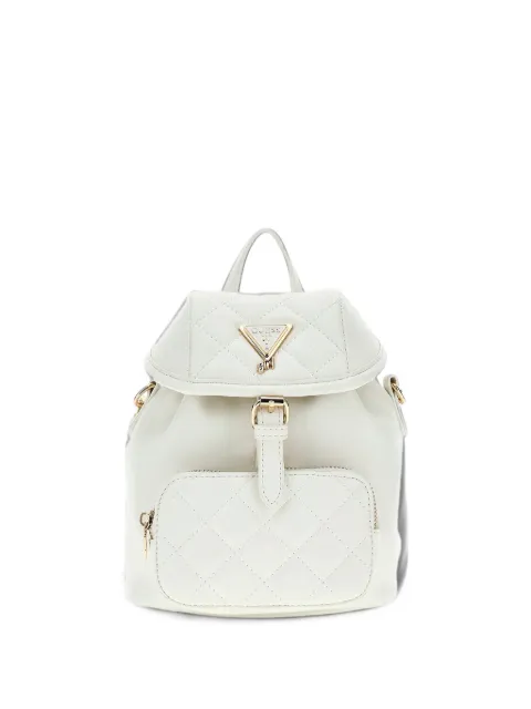 guess kids quilted buckle-fastening backpack