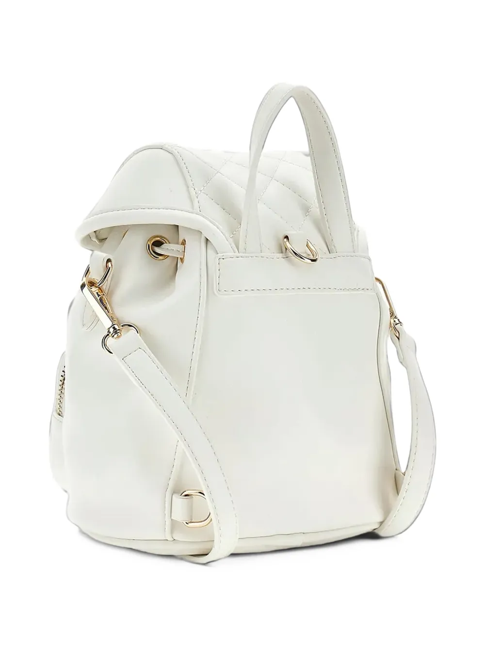 guess kids quilted buckle-fastening backpack Wit