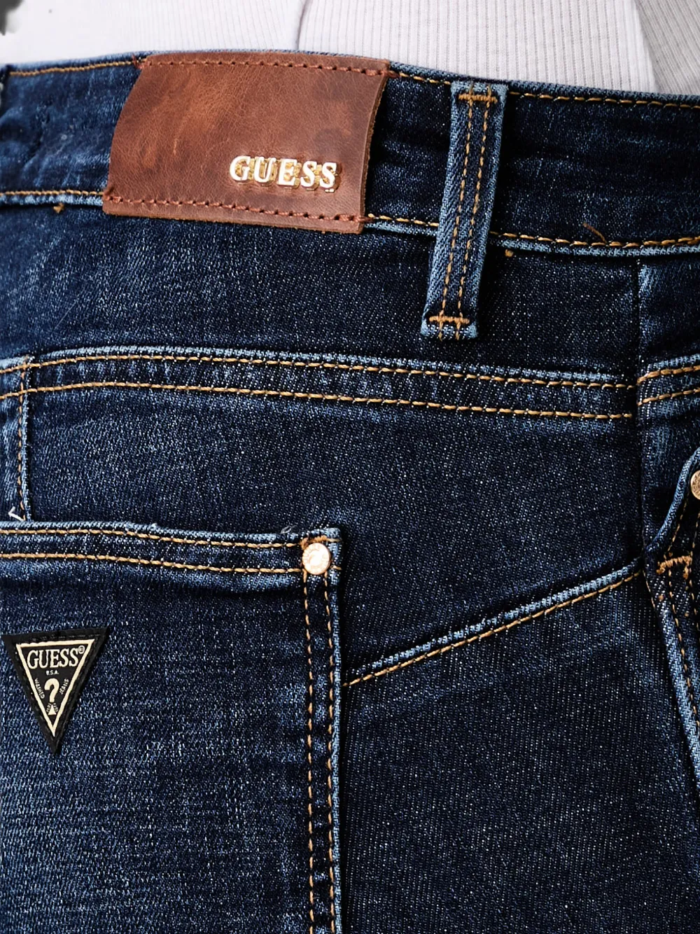 GUESS USA Curve X skinny jeans Blauw