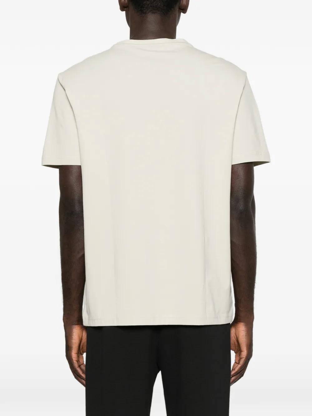 BOSS T-shirt met grafische print Beige
