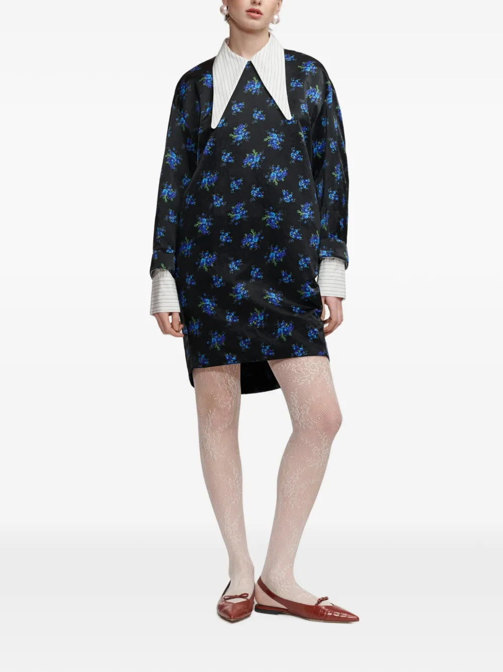 Essentiel Antwerp Kambridge mini-jurk Zwart