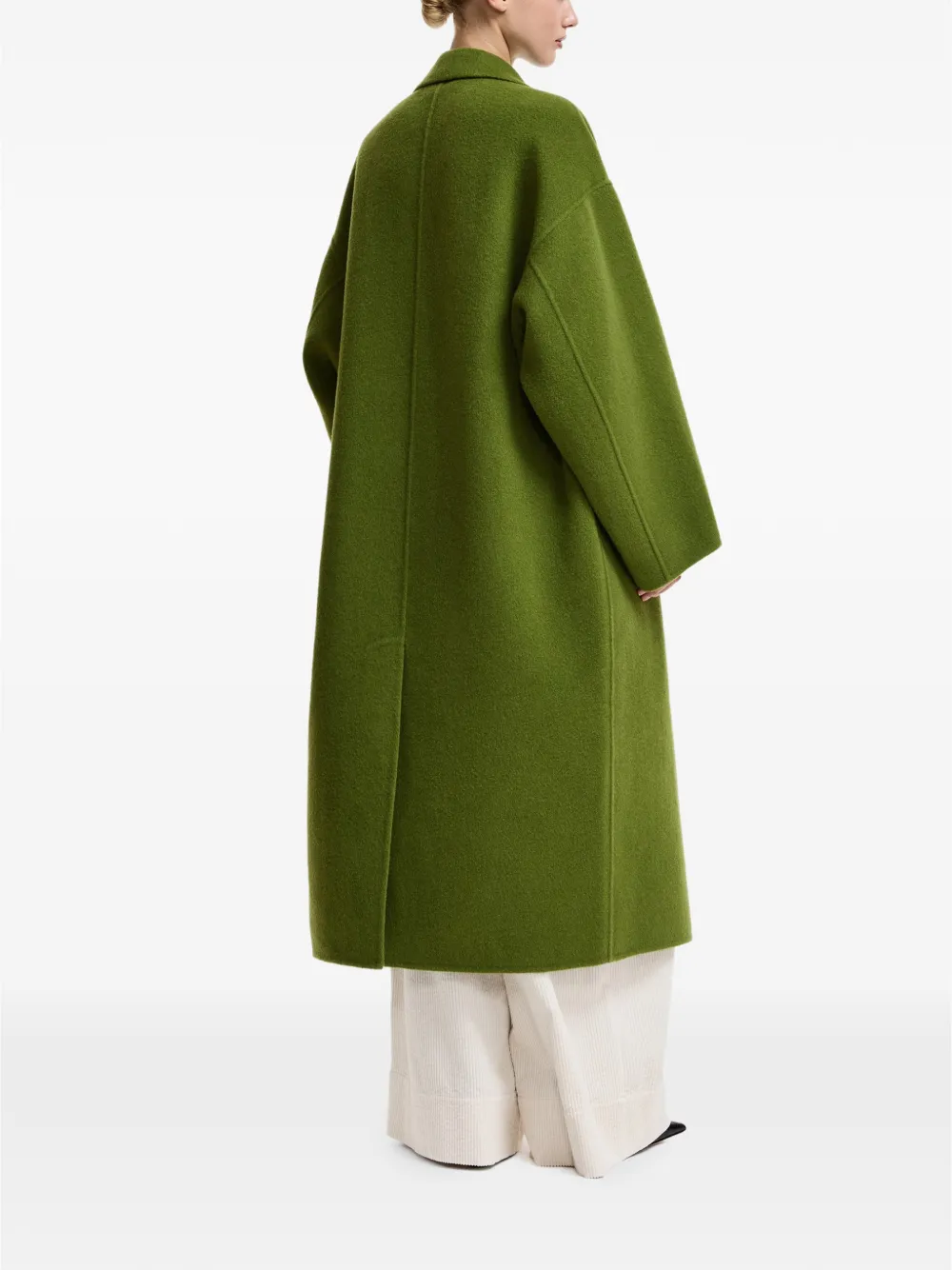 Essentiel Antwerp Kelp oversized jas met dubbele rij knopen Groen