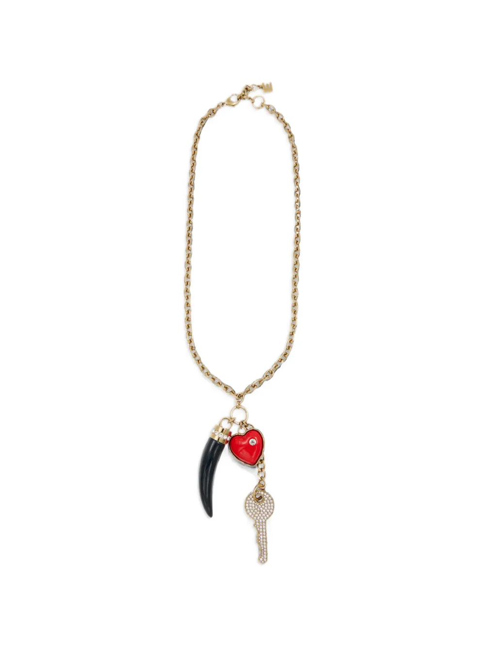 Essentiel Antwerp charm-detail chain necklace