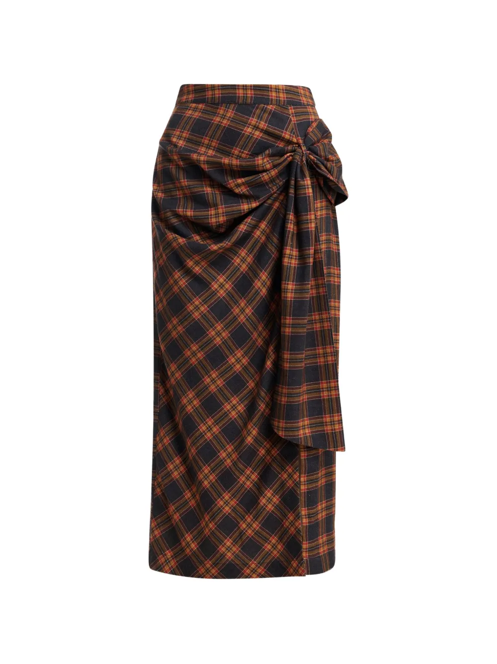 Essentiel Antwerp Gonna midi Karm drappeggiata - Blu