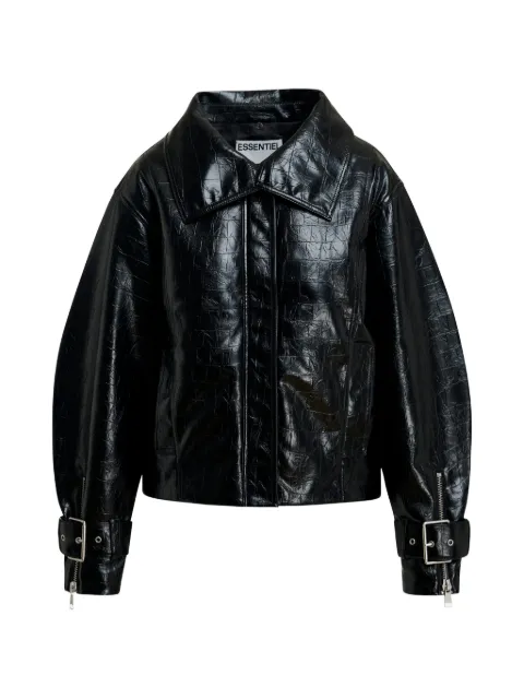 Essentiel Antwerp Kabuki Jacke mit Kroko-Effekt