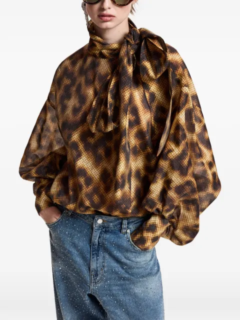 Essentiel Antwerp Karismatic pussy-bow shirt
