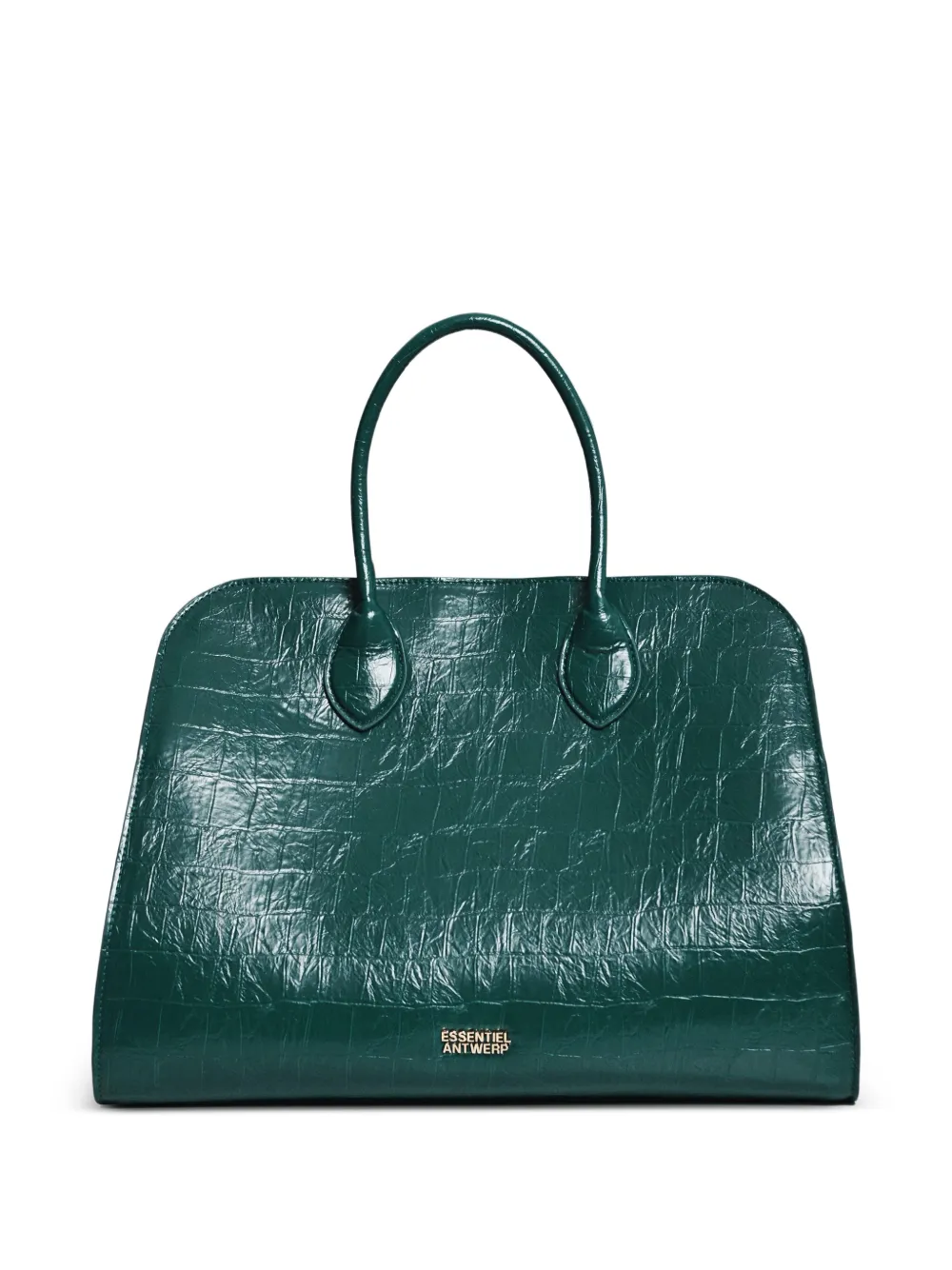 Essentiel Antwerp Borsa a spalla Katarina effetto coccodrillo - Verde