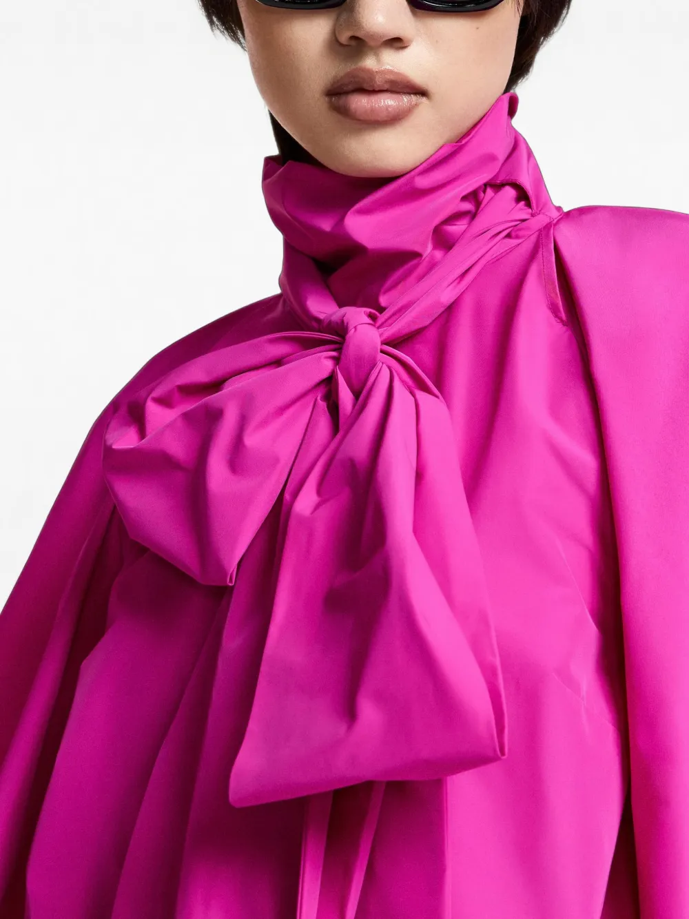 Essentiel Antwerp Oversized blouse met strik Roze