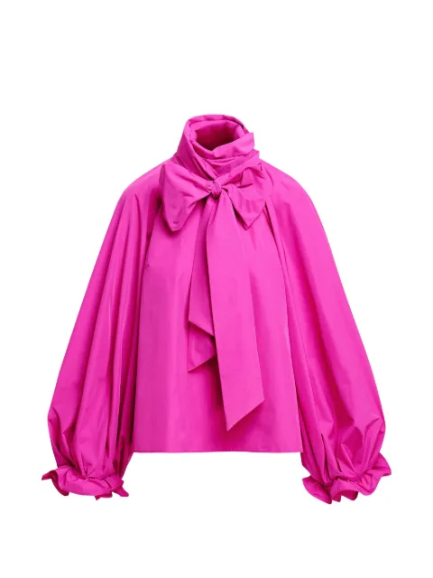 Essentiel Antwerp blusa oversize con lazo en el cuello