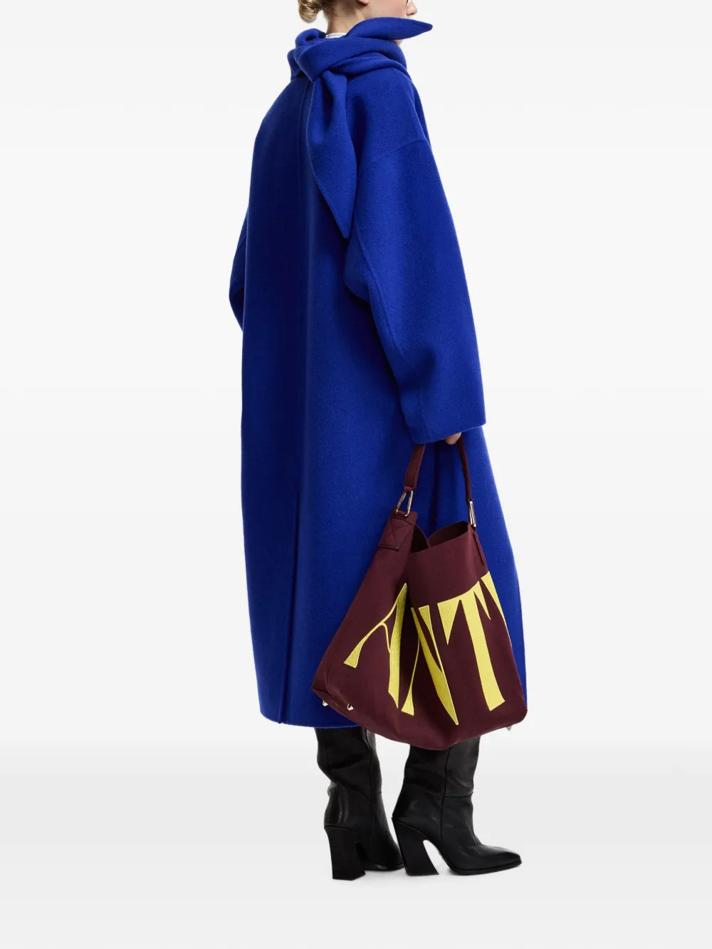 Essentiel Antwerp Jas met dubbele rij knopen Blauw