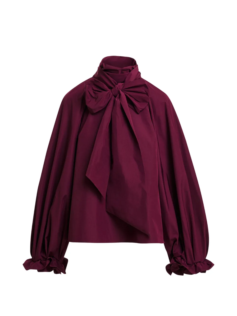 Essentiel Antwerp Blusa Keily con fiocco - Viola