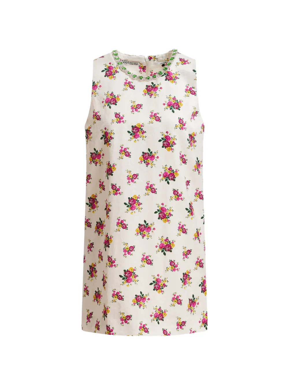 Essentiel Antwerp Abito corto a fiori - Bianco