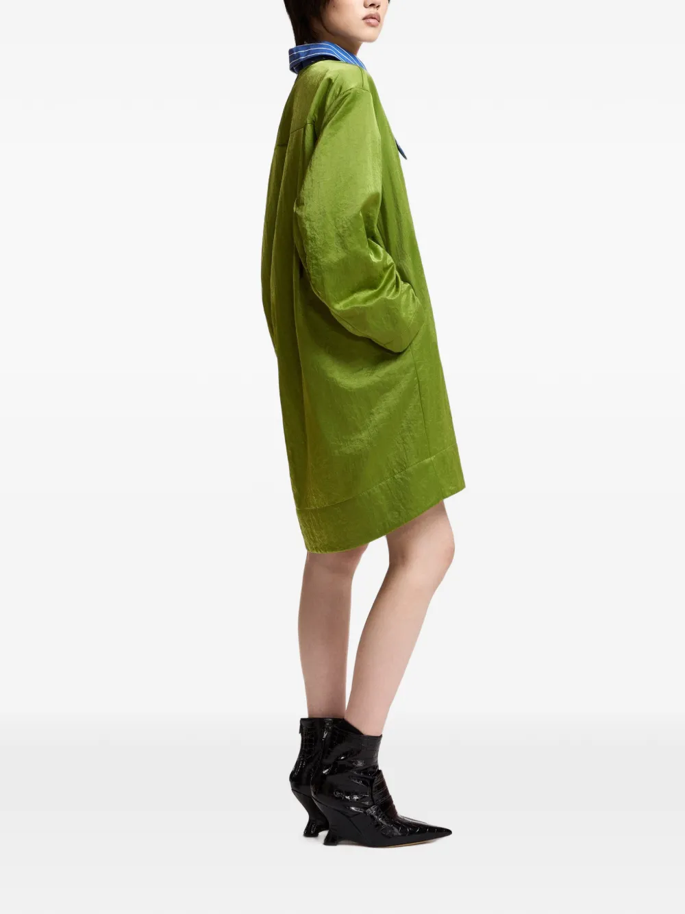 Essentiel Antwerp Kambridge mini-jurk Groen