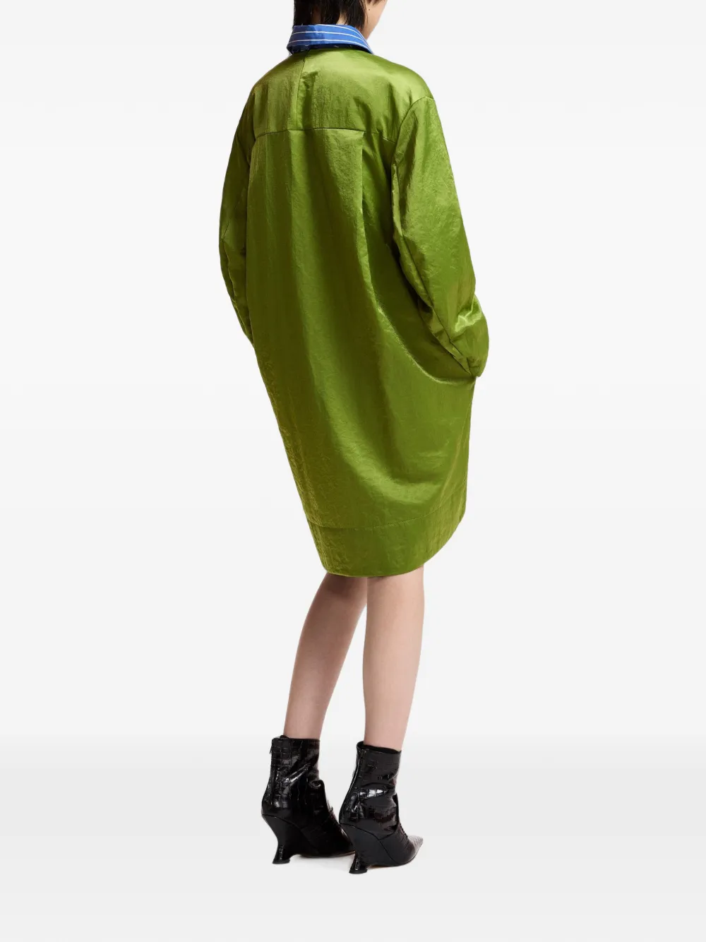 Essentiel Antwerp Kambridge mini-jurk Groen