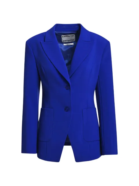 Essentiel Antwerp Knightly single-breasted padded-shoulder blazer