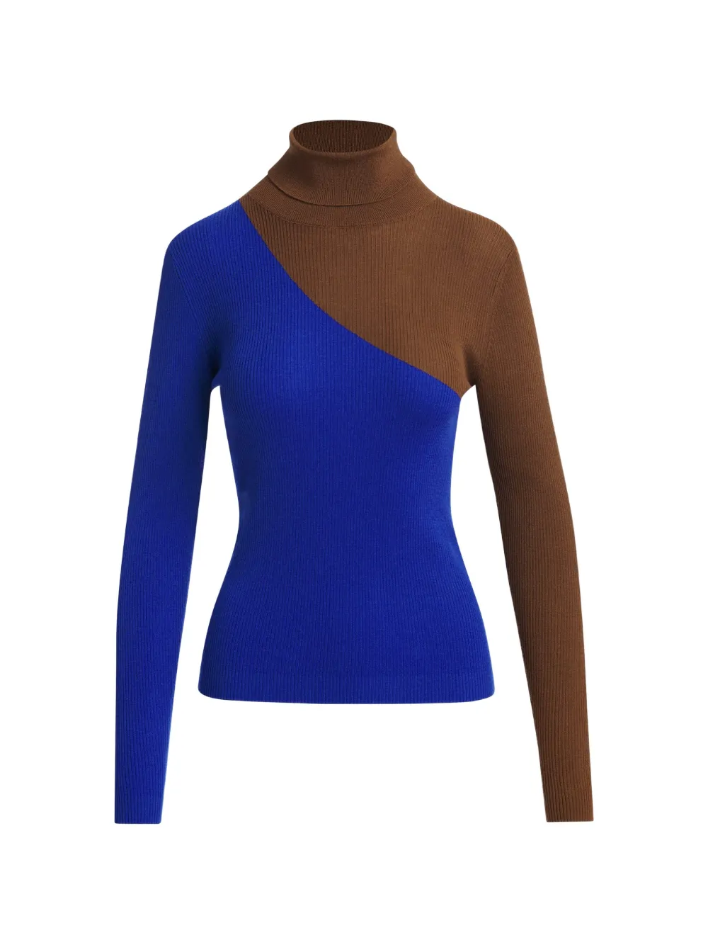 Essentiel Antwerp Maglione bicolore a coste - Blu