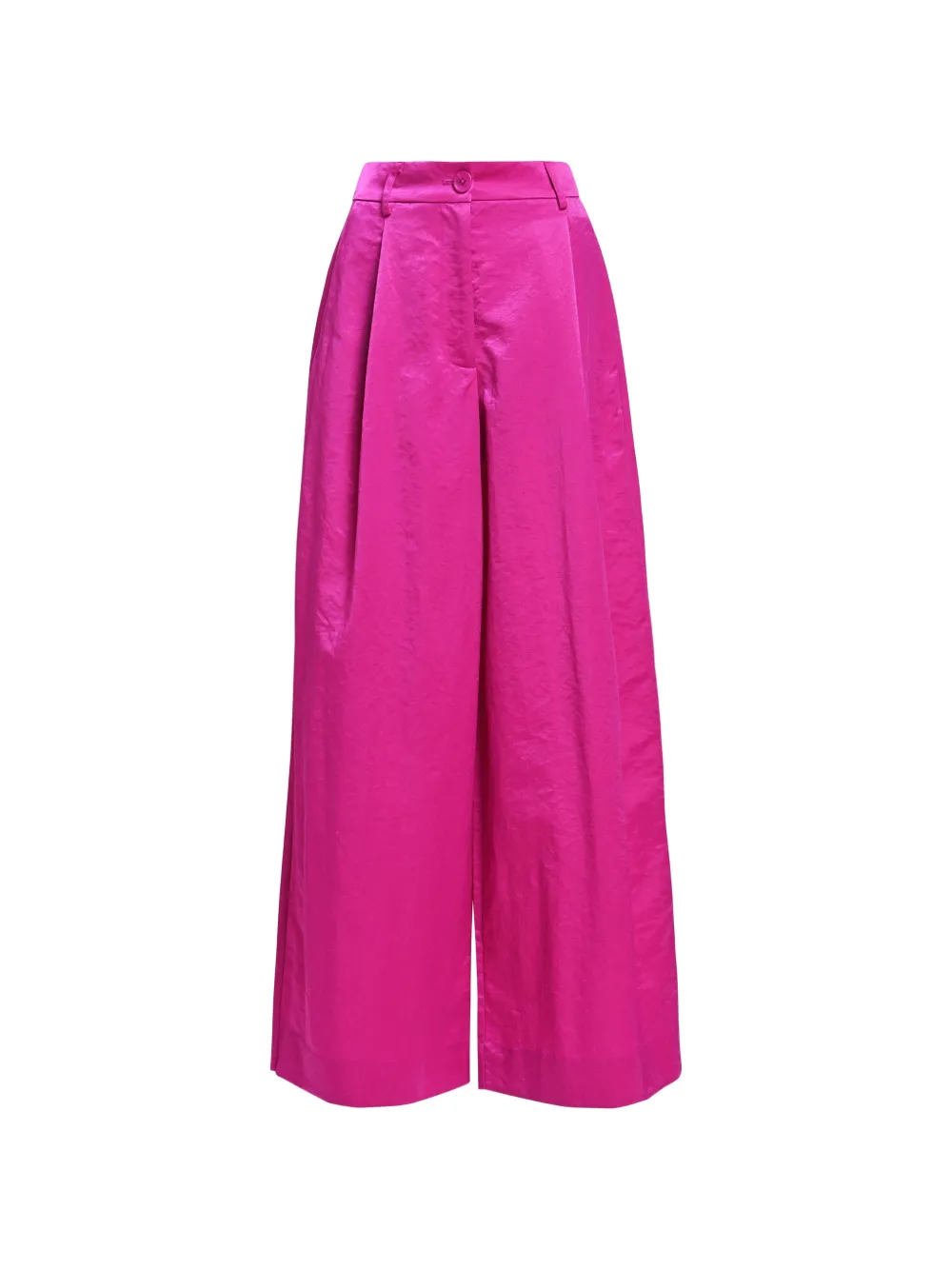 Essentiel Antwerp Pantaloni a palazzo con pieghe - Rosa