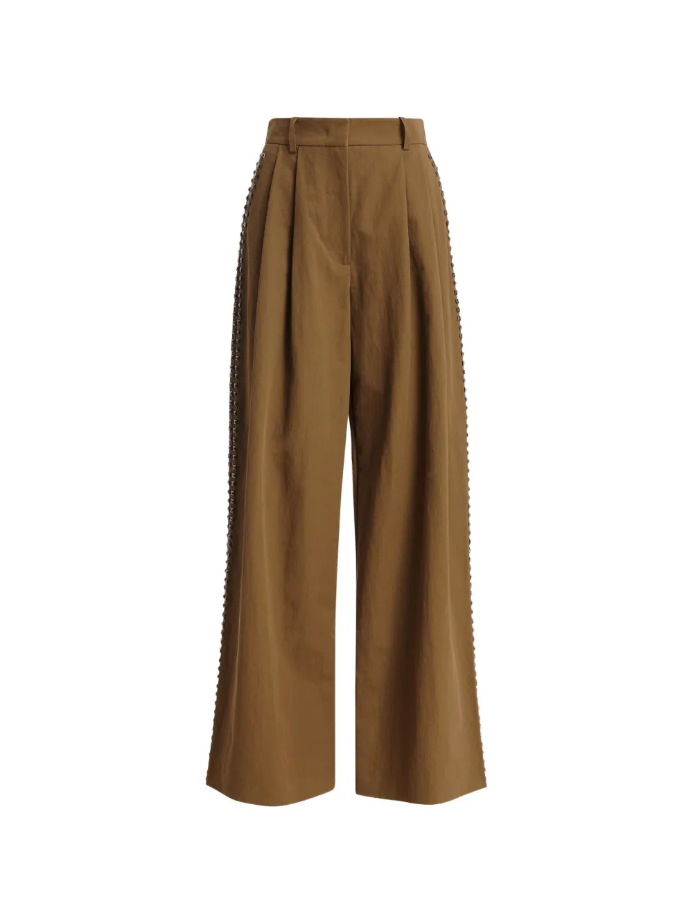 Essentiel Antwerp Pantaloni a palazzo con decorazione - Marrone
