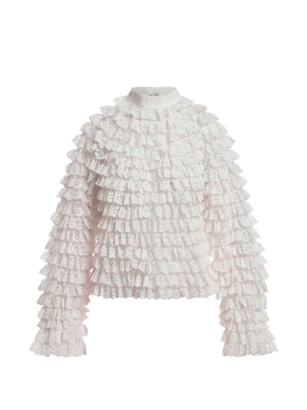 Essentiel Antwerp Blusa Kashvi con ruches - Bianco