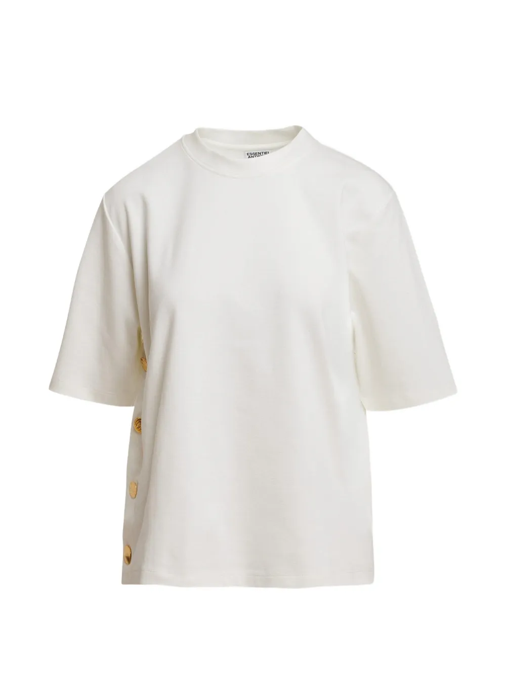 Essentiel Antwerp T-shirt Korse con decorazione - Bianco