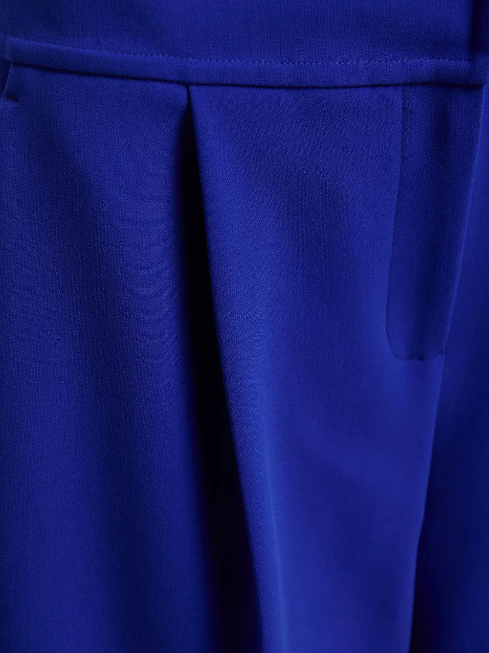 Essentiel Antwerp pleated tapered trousers Blauw