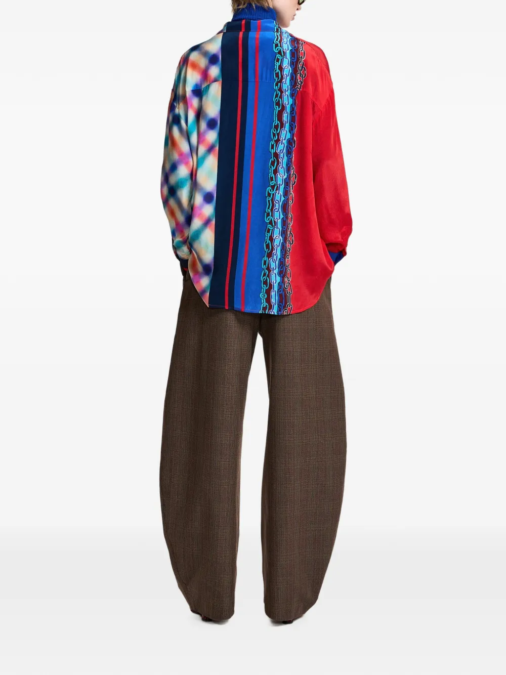 Essentiel Antwerp King oversized blouse Rood