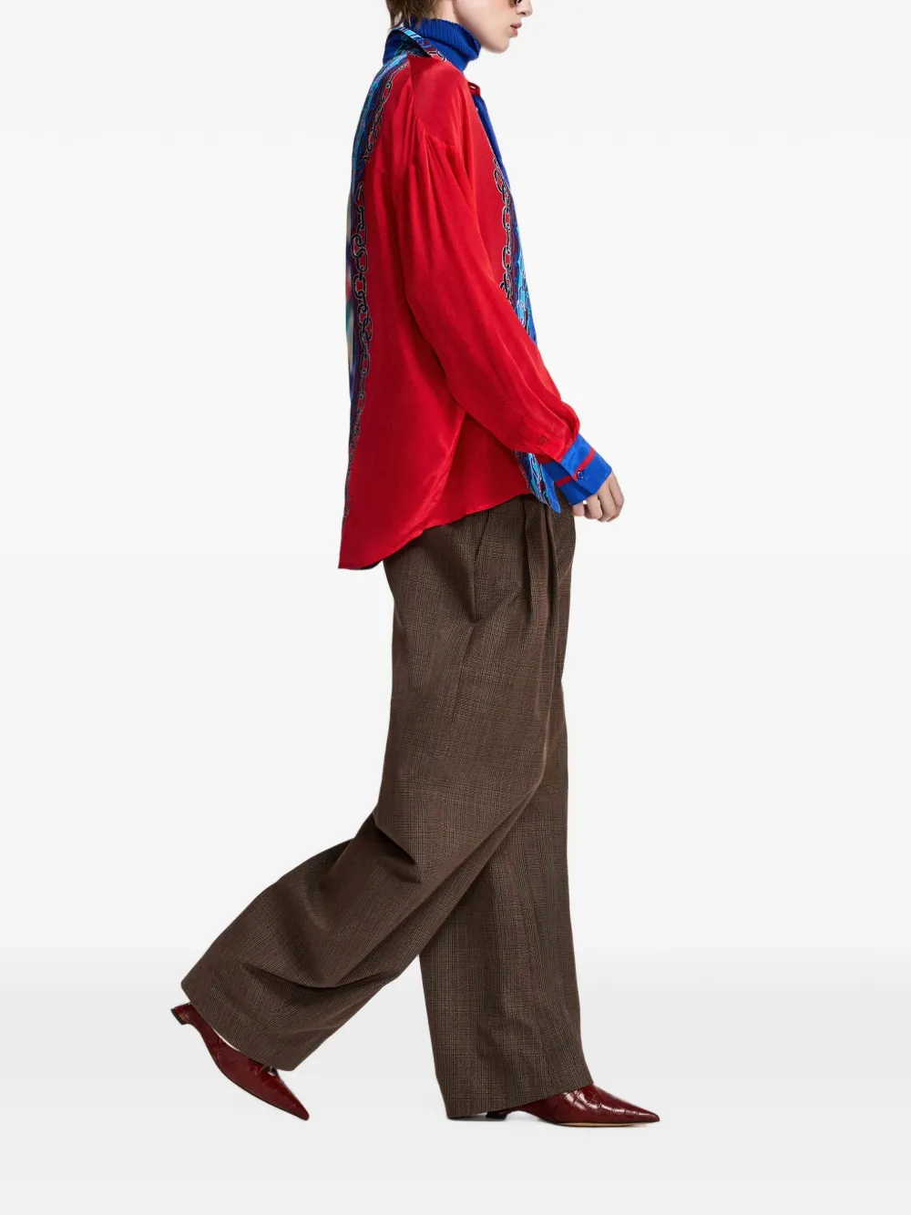 Essentiel Antwerp King oversized blouse Rood