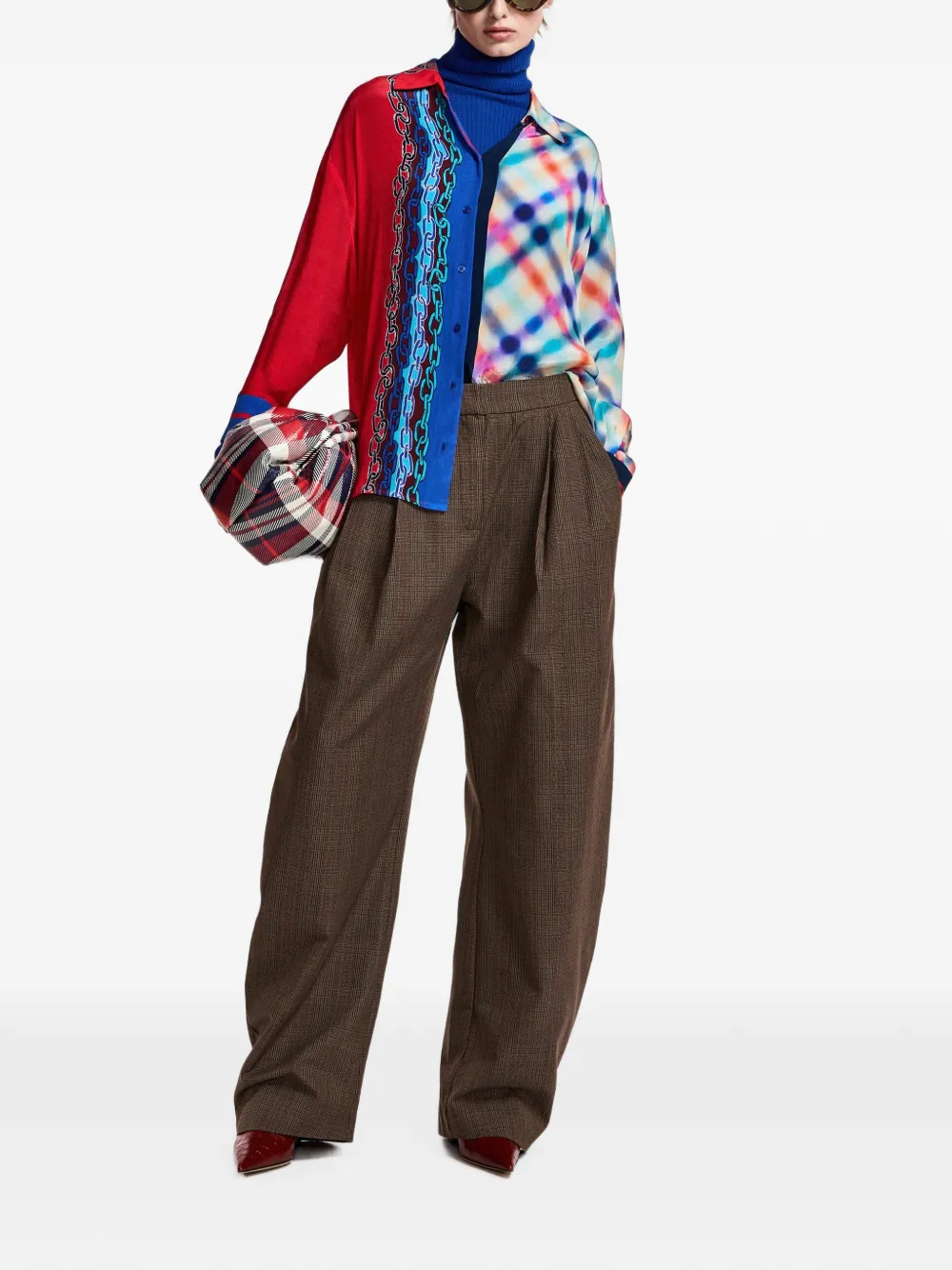 Essentiel Antwerp King oversized blouse Rood