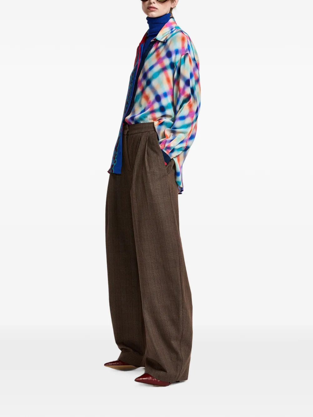 Essentiel Antwerp King oversized blouse Rood
