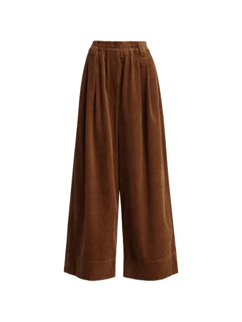 Essentiel Antwerp pantalones de pana con pinzas