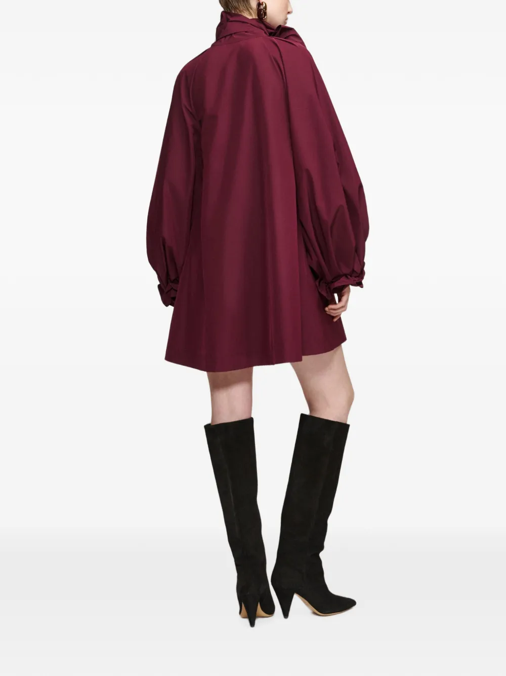 Essentiel Antwerp A-lijn mini-jurk met strik Rood