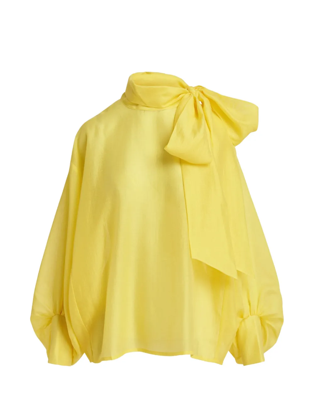 Essentiel Antwerp Camicia Karismatic con fiocco - Giallo