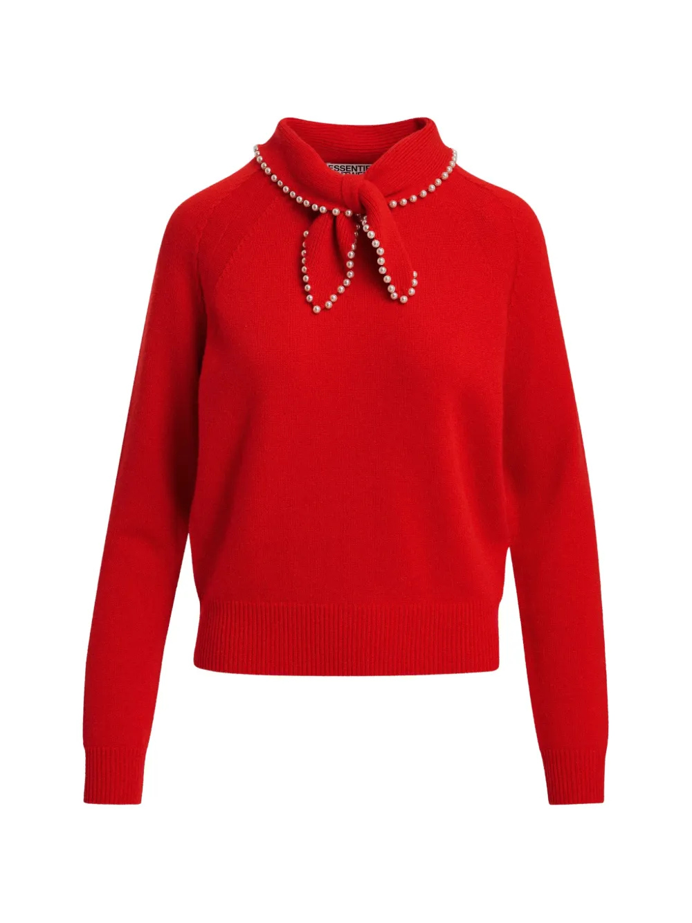 Essentiel Antwerp Maglione con decorazione - Rosso