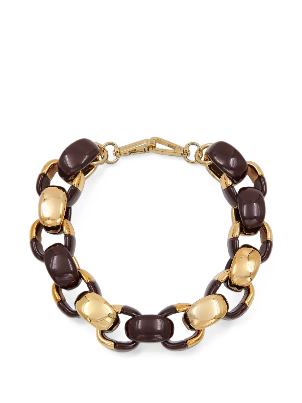 Essentiel Antwerp Collana chunky - Marrone