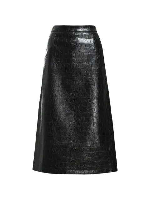 Essentiel Antwerp Kind crinkled-effect midi skirt