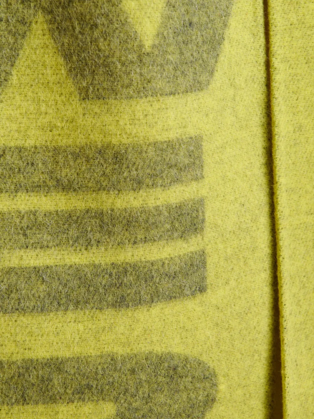 Essentiel Antwerp Krisis gebreide sjaal met logo-jacquard Geel