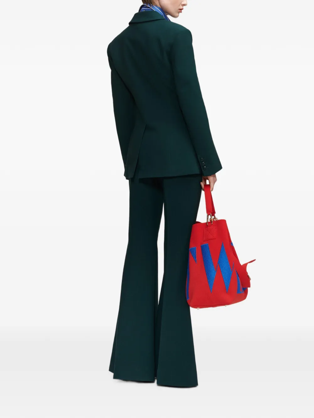Essentiel Antwerp Knightly blazer met enkele rij knopen Groen