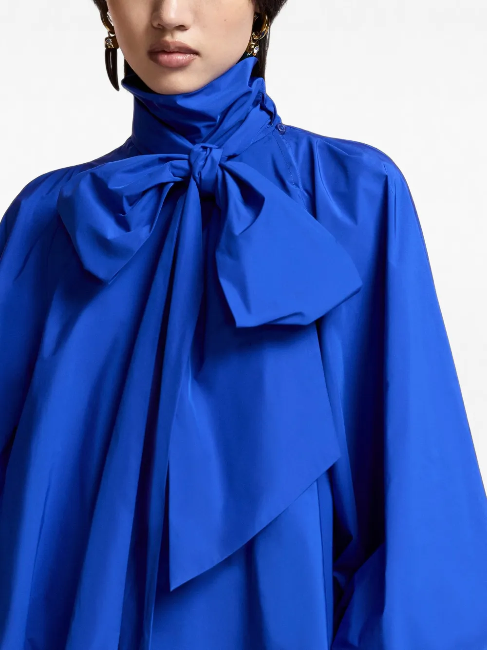 Essentiel Antwerp Jurk met A-lijn en strik Blauw