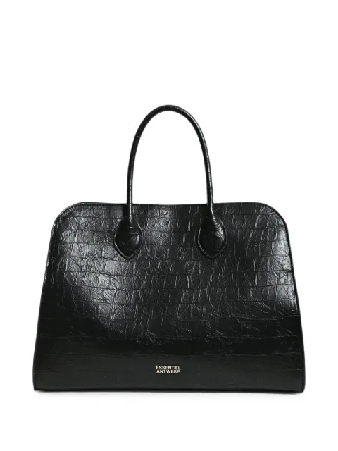 Essentiel Antwerp tote Katarina con efecto de piel de cocodrilo