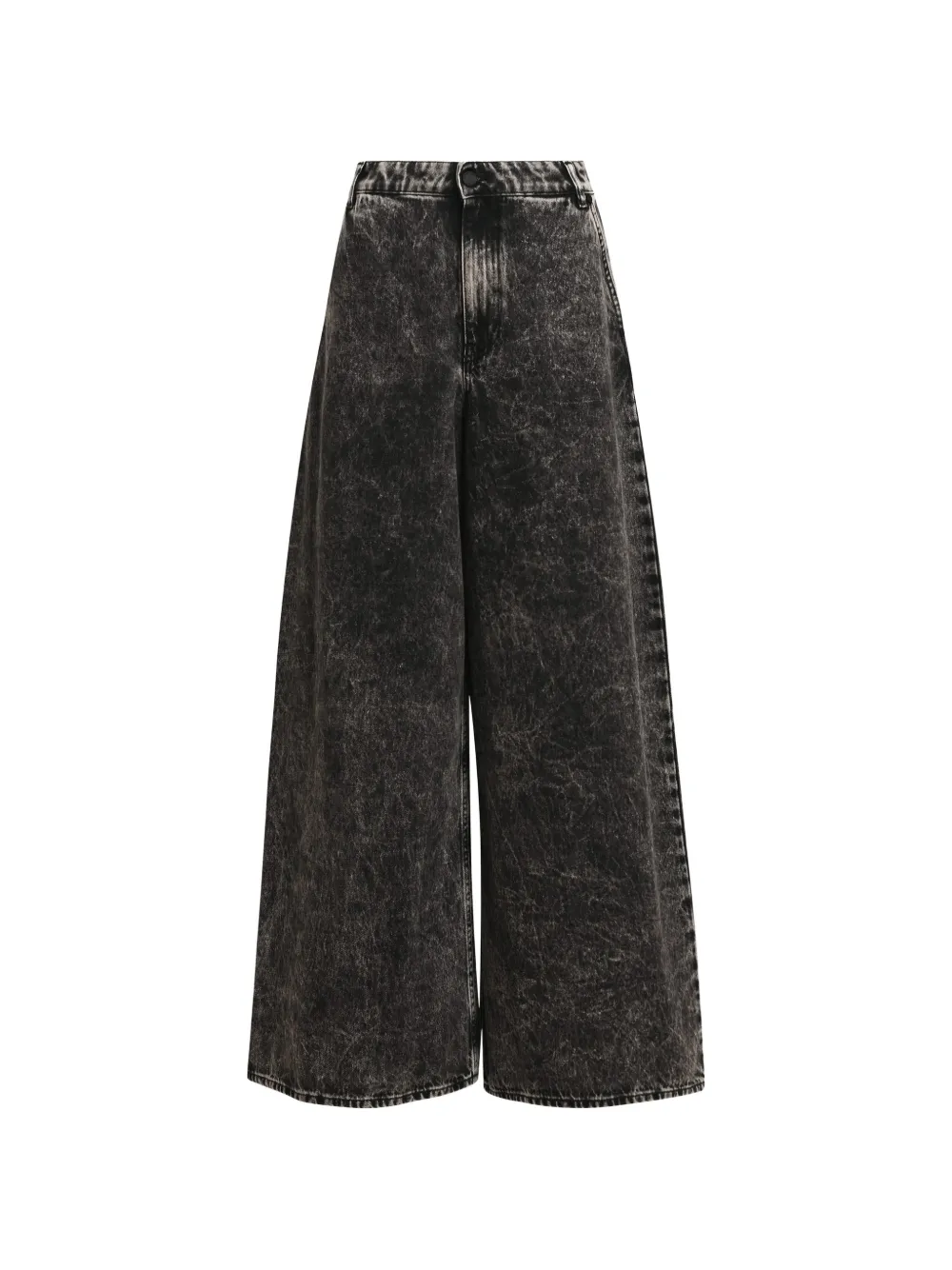 Essentiel Antwerp Jeans a gamba ampia - Nero
