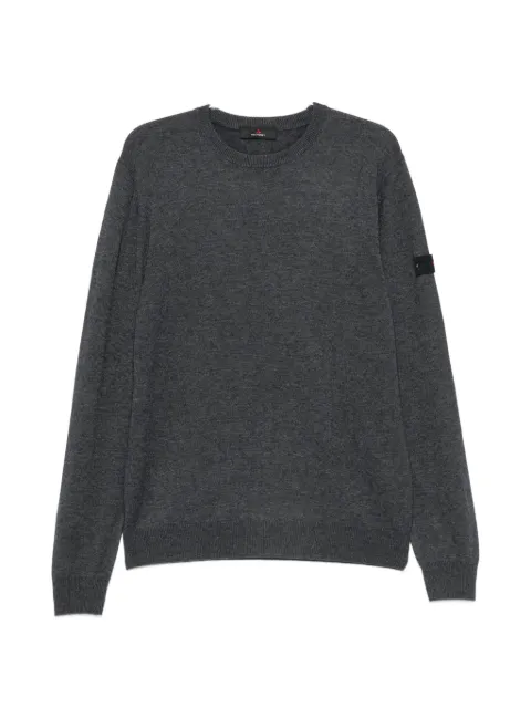 Peuterey logo-patch crew-neck sweater