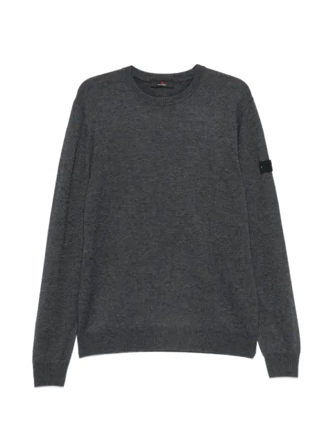Peuterey logo-patch crew-neck sweater