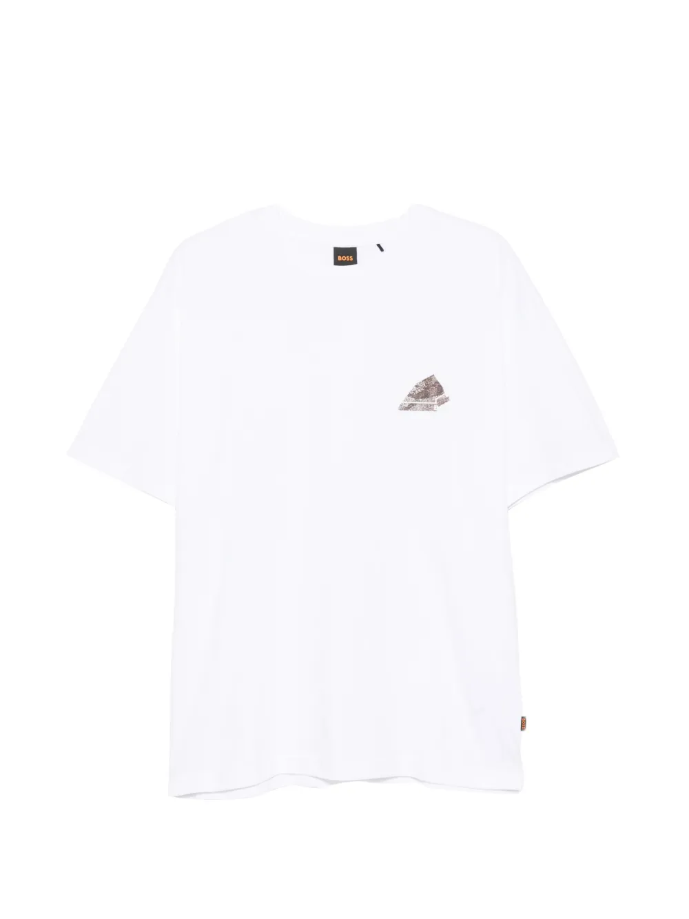 BOSS T-Shirt mit grafischem Print - Weiß